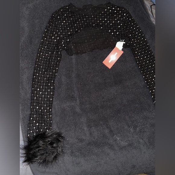 NWT MESH CROP TOP small - Picture 3 of 6